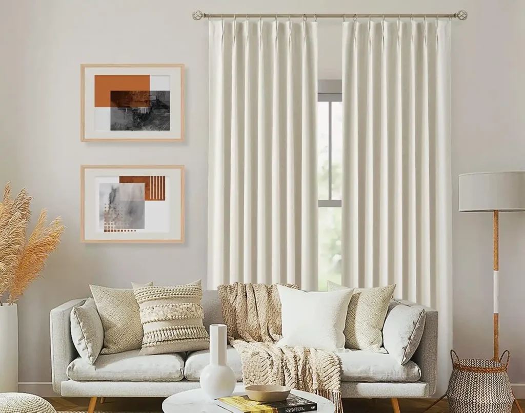 vision home Pure Luxury Linen Drapes